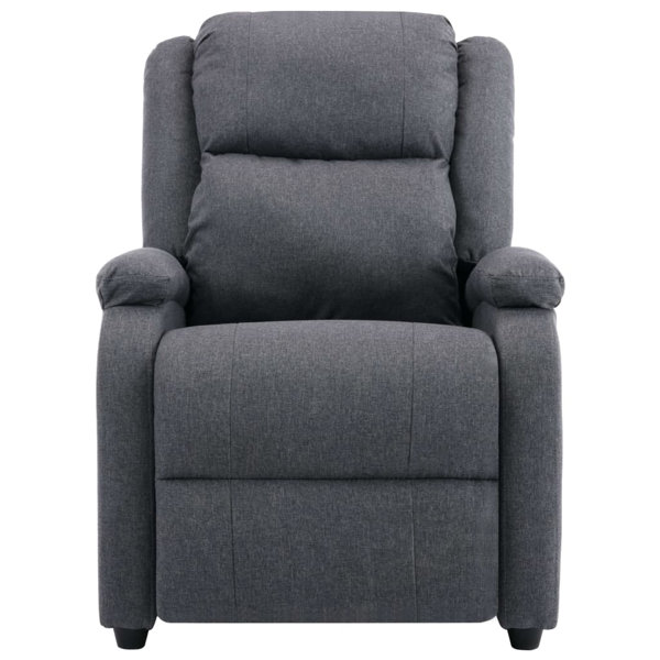 Winston Porter Recliner Dark Gray Fabric Wayfair